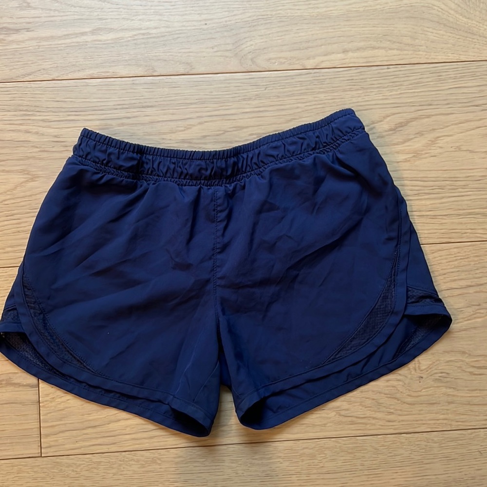 Navy girls work out shorts size 10-12 girls